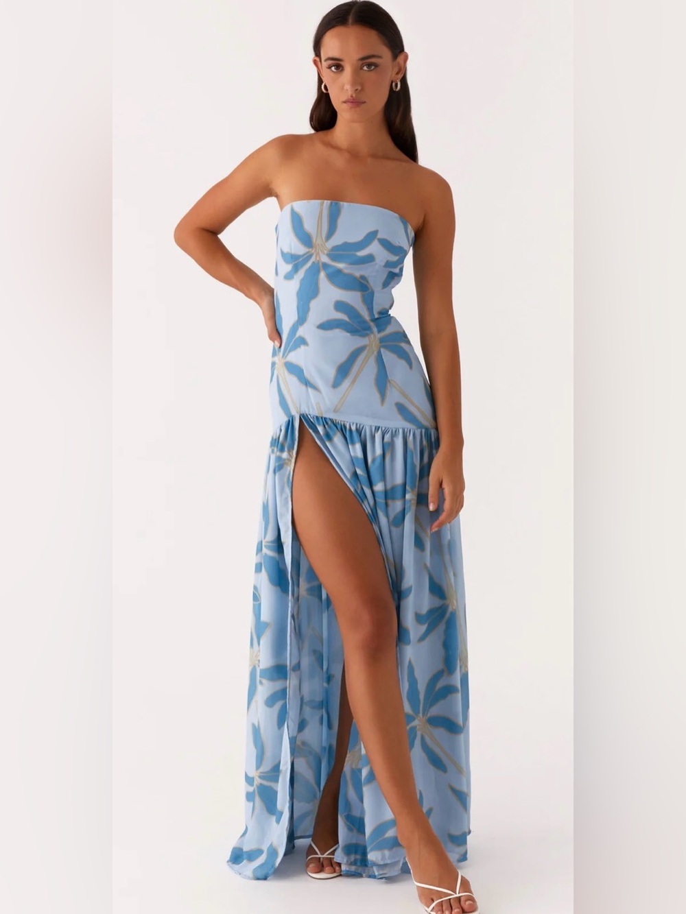 Peppermayo Eden Strapless Maxi Dress